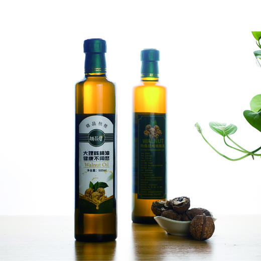 初榨大理核桃油500ml冷榨无添加食用油 商品图1