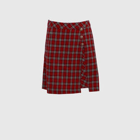 三角拼接减龄A摆半裙