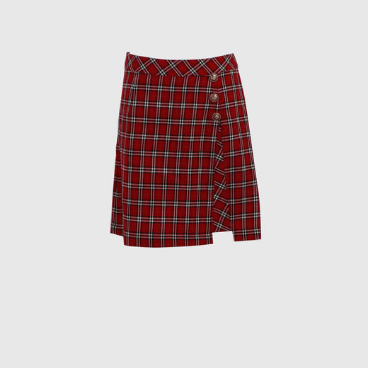 三角拼接减龄A摆半裙 商品图0