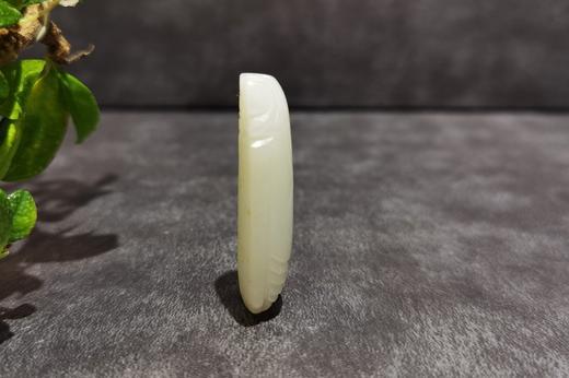 【御珠宫坊】羊脂白玉子料蝉挂件 商品图3