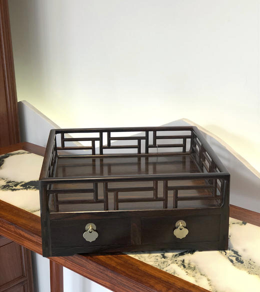 红桥红  家具严选  大红酸枝（交趾黄檀）【酸枝精工 都承盘】 商品图3