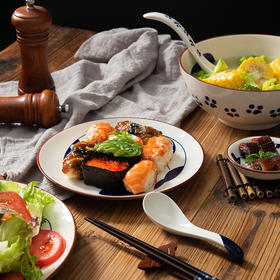 绣渤意神田烧餐具 | 古朴瓷碗，装点鲜活日子