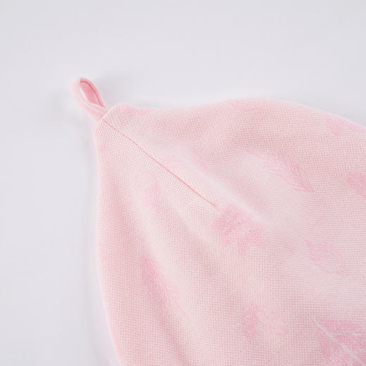 英氏-配饰类（秋）C9粉树叶提花圆帽 婴儿粉 商品图1