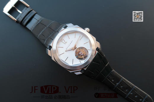 宝格丽OCTO系列102560腕表，搭载手动海鸥真陀飞轮机械机芯，40毫米直径，意大利牛皮表带，蓝宝石镜面，CNC打磨，又大牌又时尚款式，值得拥有 商品图3