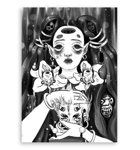 陈大欣｜『《女孩画报图鉴》系列03』A4版画