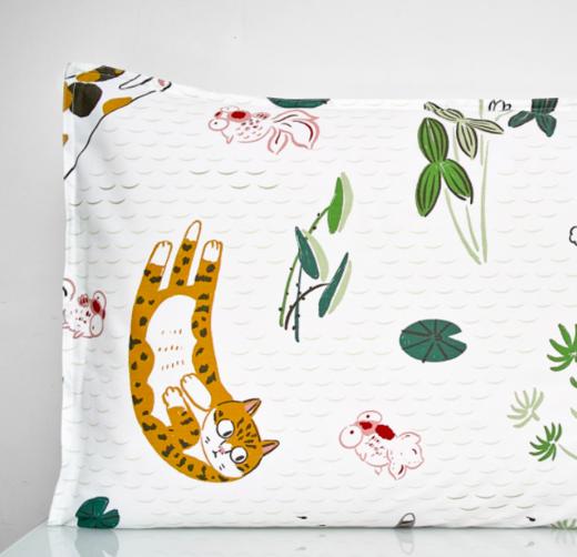 【幸运土猫】如茉原创可爱猫咪枕套大全单只成对全棉包邮 商品图7