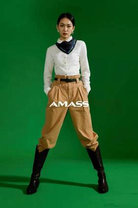 3楼阿玛施AMASS修身羊毛衬衣