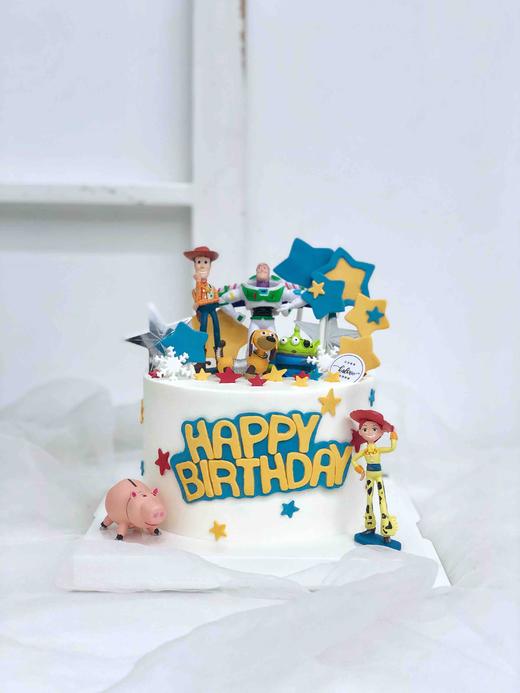 巴斯光年玩具总动员男孩生日蛋糕 商品图0