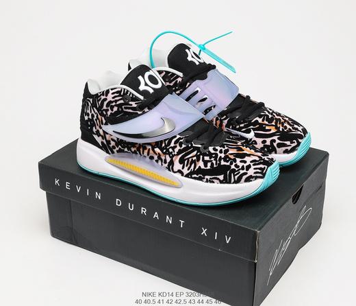 耐克Nike KD14 EP绑带设计缓震实战休闲篮球鞋CZ0170-100 商品图8