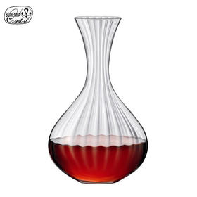 捷克进口BOHEMIA水晶玻璃红酒醒酒器棱镜不规则