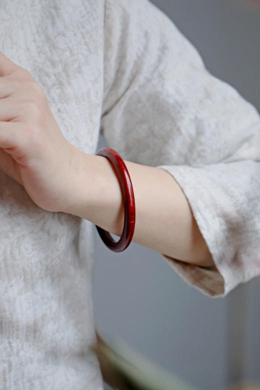 【青山特惠】小叶紫檀手镯内径 55-60mm （拍下可以备注要多大内径）s57 商品图4