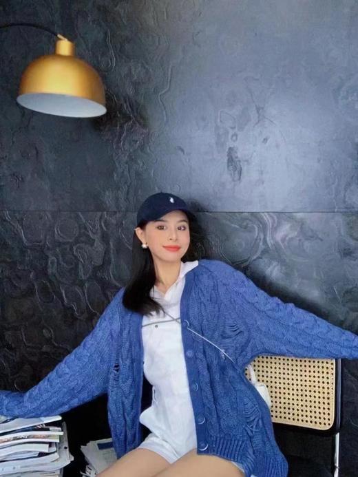 3楼阿玛施AMASS蓝色毛衣外套 商品图2