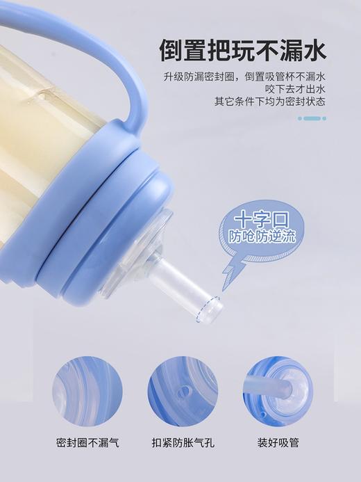 宝宝ubmom防漏小容量水杯男女童吸管杯硅胶奶瓶12岁以上ppsu材质 商品图1
