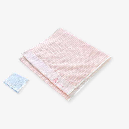 英氏-浴巾毛巾（春）C9蓝无捻小浴巾 商品图1