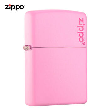 之宝(Zippo)打火机 粉红哑漆商标-哑漆彩印238ZL 经典热销 煤油防风火机 商品图0