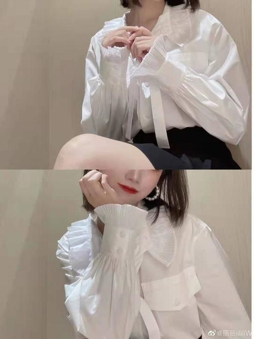 3楼阿玛施AMASS木耳边衬衣 商品图2