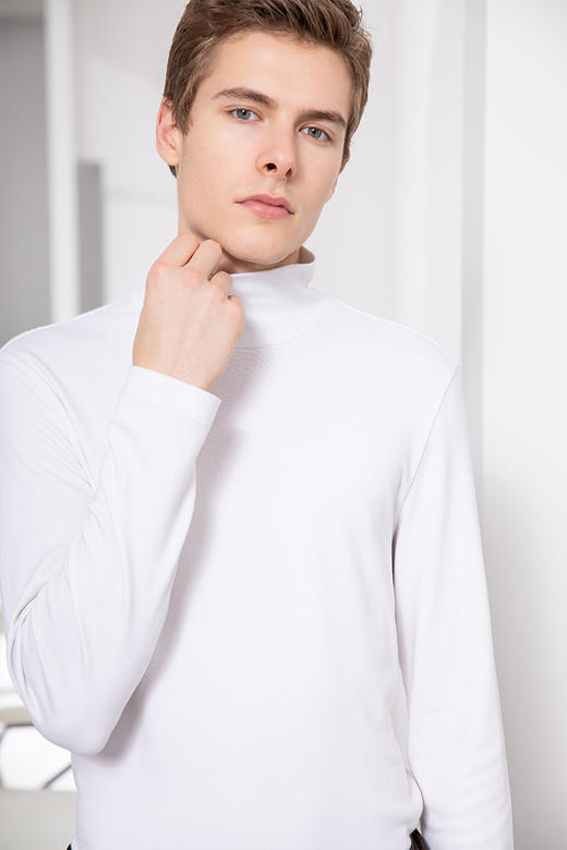 callisto莫代尔棉高领T恤  FQTSL025C 商品图2