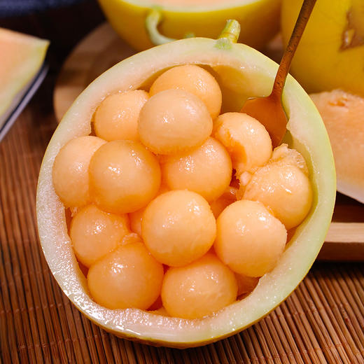 民勤蜜瓜 黄河蜜瓜甜瓜黄金蜜瓜黄皮瓜现季水果香甜多汁 一件代发 商品图4