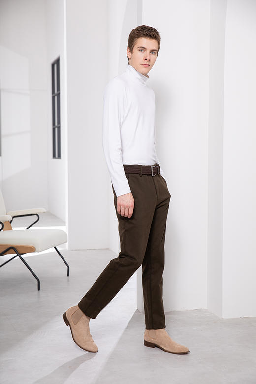 callisto莫代尔棉高领T恤  FQTSL025C 商品图1