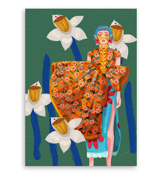 陈大欣｜『《女孩画报图鉴》系列01』A3版画 商品图0