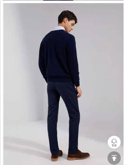 3楼珍贝服饰男式v领羊绒衫 商品图1