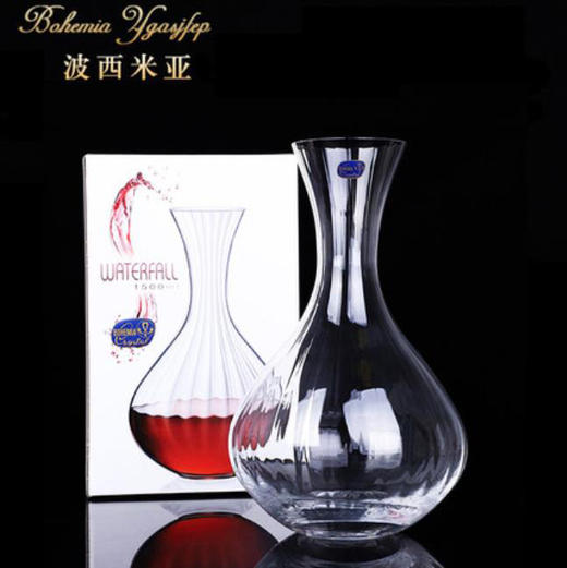 捷克进口BOHEMIA水晶玻璃红酒醒酒器棱镜不规则 商品图1