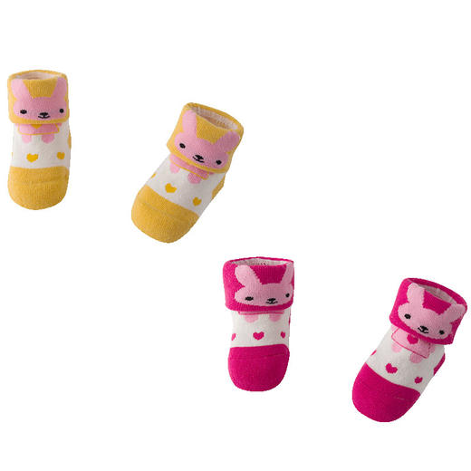 丽婴房-鞋袜类（冬）A7婴幼儿毛圈袜(两双包) 电商款 商品图3