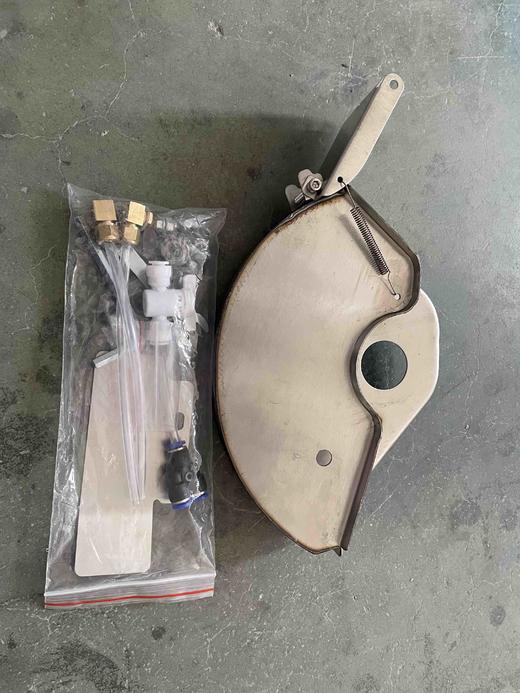 【货号07411】2011款无死角240-69孔不锈钢加水砂轮罩防水保护罩 商品图5