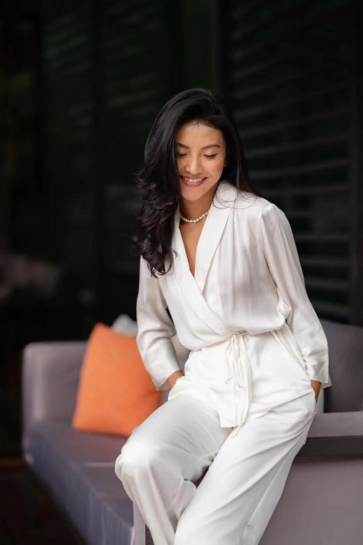 CG｜Tie string silk jacket  [真丝青果领系带夹克] 商品图8