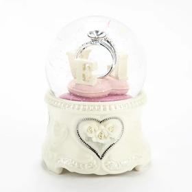 【亏本清仓】赞尔Jarll 水晶球音乐八音盒 情人节礼物小款100mm（不支持无理由退换）[福利品]