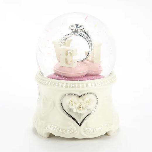 【亏本清仓】赞尔Jarll 水晶球音乐八音盒 情人节礼物小款100mm（不支持无理由退换）[福利品] 商品图0