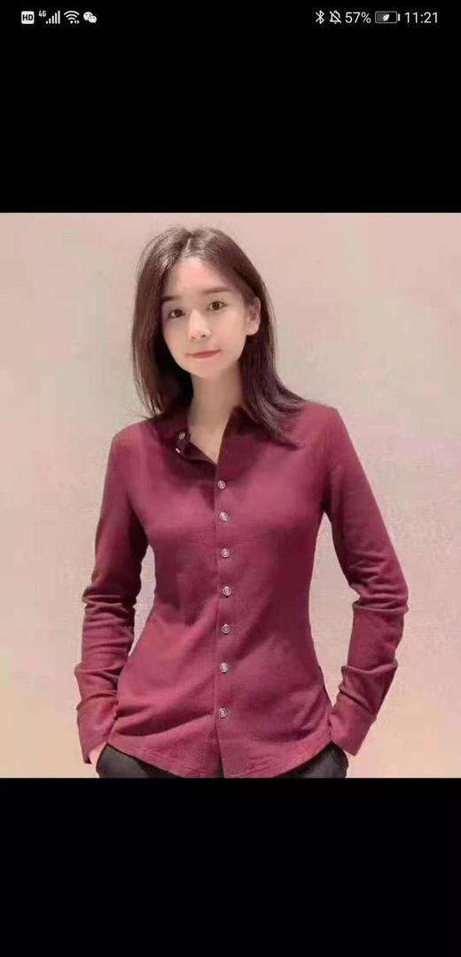 3楼阿玛施AMASS修身羊毛衬衣 商品图3