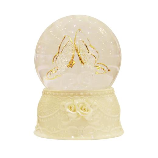 【亏本清仓】赞尔Jarll 水晶球音乐八音盒 情人节礼物小款100mm（不支持无理由退换）[福利品] 商品图3