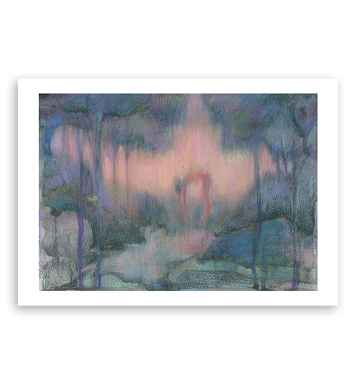 SCC 插画 《飘向秘境 01 》微喷复制画 商品图0