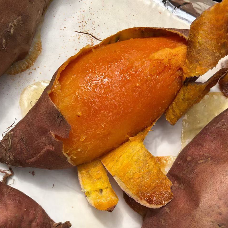 山东糖心流油蜜薯-烟薯25号，烤着吃软糯喷香~