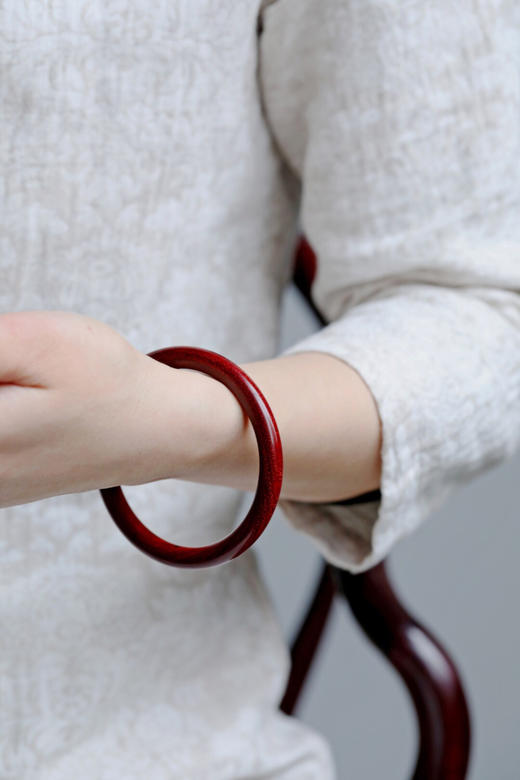 【青山特惠】小叶紫檀手镯内径 55-60mm （拍下可以备注要多大内径）s57 商品图3