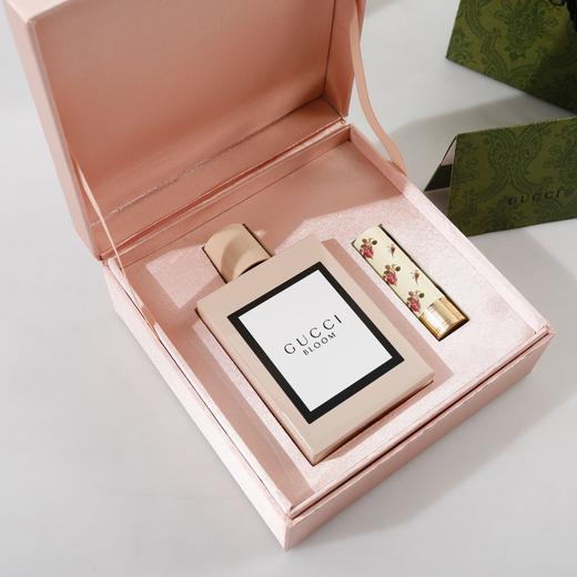 价值1680 七夕巨献！古*驰花悦倾色礼盒 香水100ML+正装碎花口红25# 梦幻与唯美 少女心爆棚 情人节刚需！送女友节日礼物 生日礼物 预售 商品图3