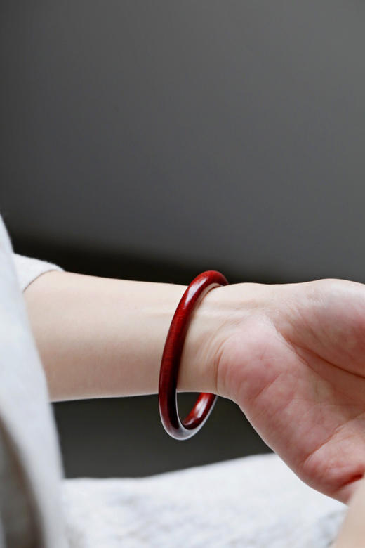 【青山特惠】小叶紫檀手镯内径 55-60mm （拍下可以备注要多大内径）s57 商品图2