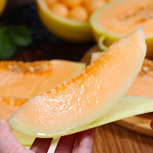 民勤蜜瓜 黄河蜜瓜甜瓜黄金蜜瓜黄皮瓜现季水果香甜多汁 一件代发 商品图3