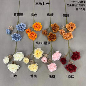 三头牡丹【运费自理】