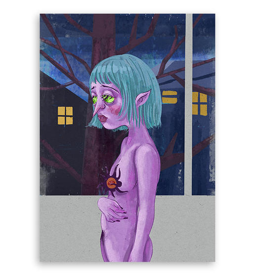 陈大欣｜『《奇怪的我》系列之03』A3版画 商品图0