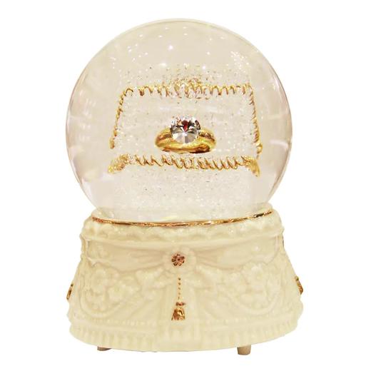 【亏本清仓】赞尔Jarll 水晶球音乐八音盒 情人节礼物小款100mm（不支持无理由退换）[福利品] 商品图2