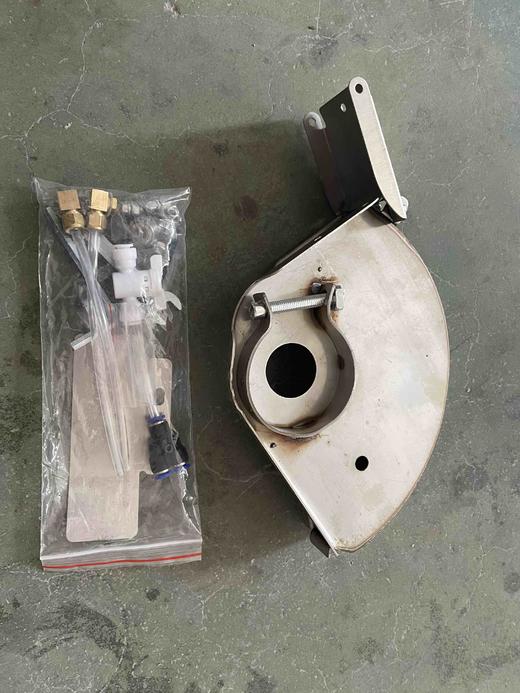 【货号07411】2011款无死角240-69孔不锈钢加水砂轮罩防水保护罩 商品图8