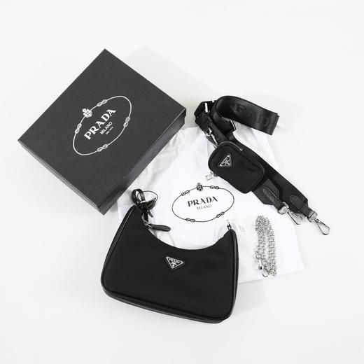 价值11800 七夕限定款！明星同款！PD三合一再生尼龙手袋/中古单肩斜挎包女包 不怕水不怕刮 实用百搭 可单肩可斜挎/小包可装杂物钥匙零钱 背个10年都不成问题！配礼盒包装 商品图1