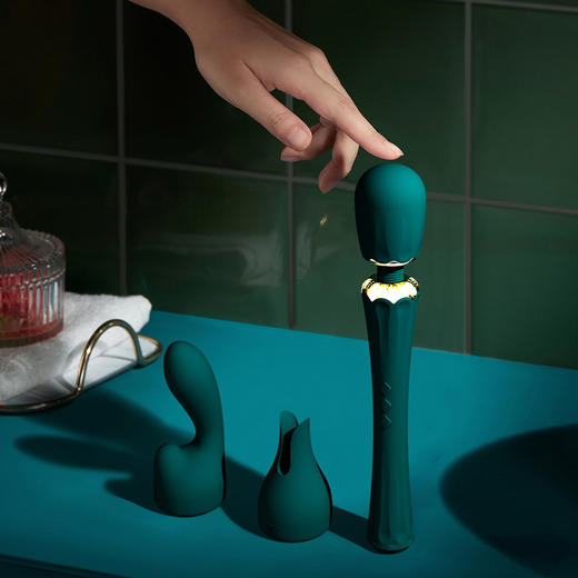 ZALO KYRO女用AV震动棒送头套 商品图3