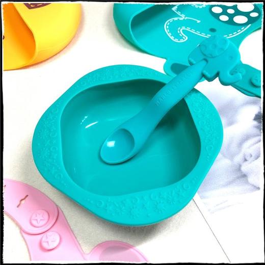 【双十一特价】加拿大MARCUS&MARCUS硅胶餐具三件套/5件套礼盒套装【马库狮】 商品图3