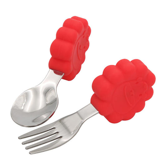 加拿大MARCUS&MARCUS宝宝不锈钢训练勺叉套装【马库狮】 商品图9