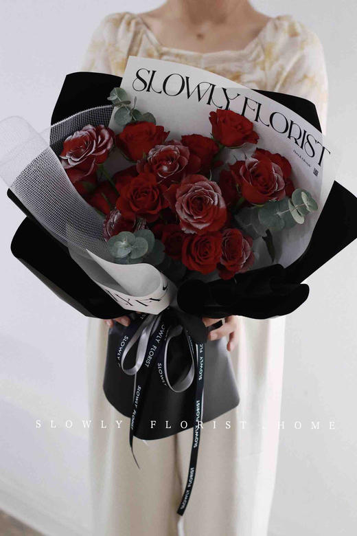 极光系列玫瑰花束 商品图0