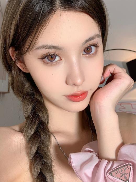 angelababy同款laseecon 年抛美瞳 霓虹「124」直径14.2mm着色13.4mm ab带的是霓虹哦 商品图7