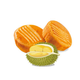 法式乳酪榴莲月饼（1个）